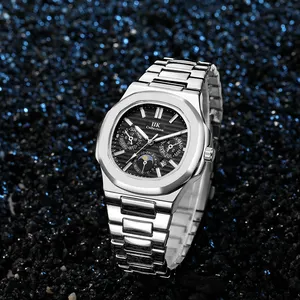 IIK New Classic Quartz Waterproof Date Steel Men Luxury Gold Famous Brand Watch For Men