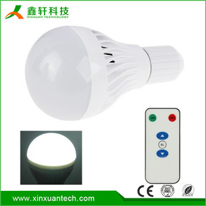 Ampoule LED d'urgence à commande intelligente 7W, kit LED rechargeable à intensité variable, lumière d'urgence LED - Product Image 2