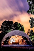 6m de diamètre, extérieur, résistance au vent, hôtel, dôme, maison, Glamping, tente géodésique, maisons préfabriquées, à vendre