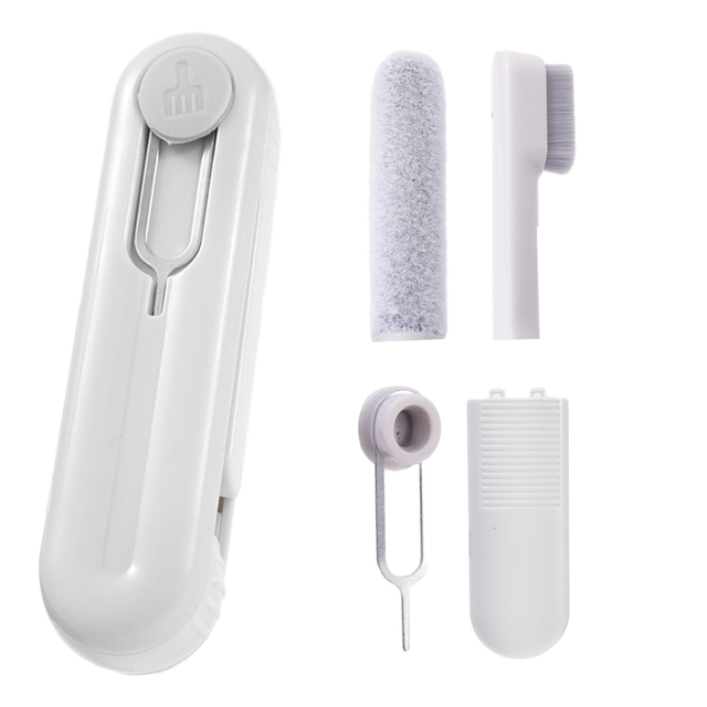 4-in-1 Cleaning Brush Kit for AirPods Bluetooth Earphone Hole Phone Charging Port Laptop Keyboard Clean Pen Dust Remover Set