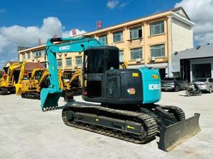 Excavateurs d'occasion pour la construction Produit de haute qualité Kobelco Crawler SK135SR Utilisé KOBELCO 135 - Product Image 5