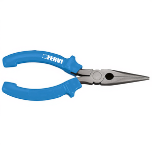 Pince à bec demi-rond Fervi 180 mm à pointe de précision pour travaux de filage - Product Image 2