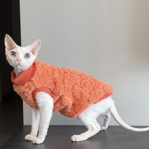 Vêtement pour <span class=keywords><strong>chat</strong></span> sans poils en velours de coton jacquard <span class=keywords><strong>Sphinx</strong></span> Pet, chaud, doux et confortable - Product Image 2