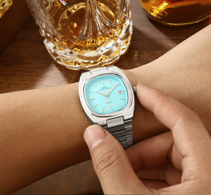 Montre analogique simple pour homme <span class=keywords><strong>IBSO</strong></span>, mouvement Seiko à quartz, alliage, étanche 3ATM, bracelet en acier inoxydable, luxe, dernier modèle, mouvement original. - Product Image 5