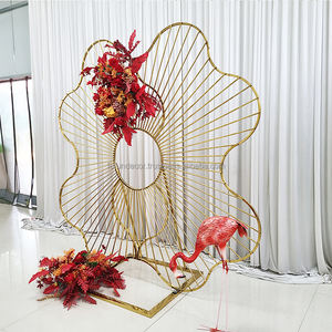 Arco de boda en forma de flor de acero inoxidable personalizado Furun para decoración de fondo en fiestas y eventos - Product Image 4