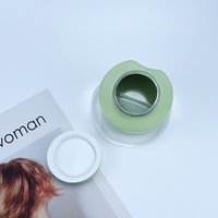 Pots cosmétiques en plastique de soins de la peau de pot de 250g PETG avec des couvercles