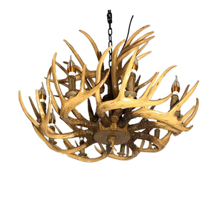Plafonnier suspendu Vintage à la forme d'un <span class=keywords><strong>cerf</strong></span>, composé <span class=keywords><strong>de</strong></span> résine, design créatif créatif moderne, éclairage d'intérieur, luminaire décoratif <span class=keywords><strong>de</strong></span> plafond, idéal pour un Bar ou un café - Product Image 2