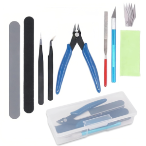 9 Uds modelo básico <span class=keywords><strong>Gundam</strong></span> DIY herramientas artesanales para modelo de coche Hobby PVC tijeras hechas a mano pinzas para construir reparación montaje principiante - Product Image 1