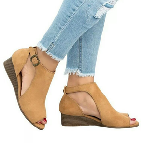 <span class=keywords><strong>Sandali</strong></span> da <span class=keywords><strong>Donna</strong></span> in Stile Vintage Occidentale, Nuovo Modello di Scarpe <span class=keywords><strong>Eleganti</strong></span> con Zeppa - Product Image 3