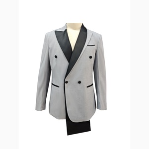 Ensemble de costumes d'affaires sur mesure pour hommes, style italien, dernière conception, coupe ajustée, revers double, simple boutonnage, respirant, pour la vie quotidienne et le marié - Product Image 1