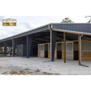 Thiết kế hiện đại kết cấu thép xây dựng cho bò và gia súc trang trại đổ cho dê nuôi - Product Image 4