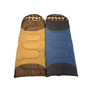 Sacco a pelo per adulti da campeggio all'aperto invernale busta per escursioni da viaggio a prova di sporco in poliestere resistente - Product Image 1