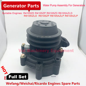 R6105azld נחושת מנוע משאבת מים עבור ווifאנג ריקרדו 100kw גנרטור חלקי חילוף מלא סט 1 שנה אחריות במלאי - Product Image 4