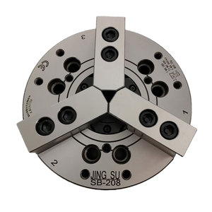 Mandril hidráulico de tres mandíbulas huecas, 12 pulgadas, presión de aceite, mandril de torno <span class=keywords><strong>CNC</strong></span> - Product Image 1