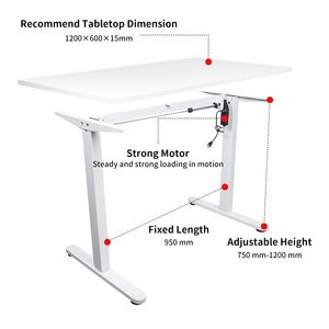 Bon marché, support électrique réglable en hauteur, mobilier de <span class=keywords><strong>bureau</strong></span> moderne, table d'ordinateur, <span class=keywords><strong>bureau</strong></span> <span class=keywords><strong>debout</strong></span> - Product Image 3