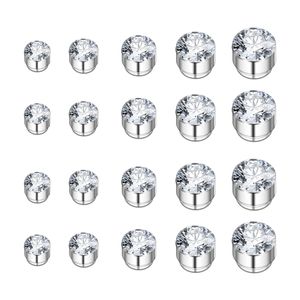 Magnetische Oorknopjes Voor Mannen Vrouwen Niet-Piercing Faux Kraakbeen <span class=keywords><strong>Helix</strong></span> Oorbel Cz Hypoallergene Clip Op Oorbel 3/4/5/6/7Mm - Product Image 2