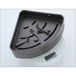Gun Gray Zinc Alloy Modern Eco-Friendly Standing Corner <b>Shower</b> Caddy for Bathroom Rack Toilet <b>Shower</b> Room <b>Storage</b> - Product Image 5