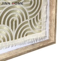 Jinnhome – boîte d'ombre Vintage 11x11 pouces, cadre photo avec fond en lin, bois profond et affichage sans verre, étui rustique prêt à accrocher