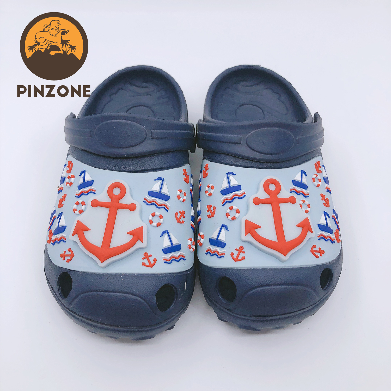 Светодиодные садовые туфли EVA, Новое поступление, милые Мультяшные разноцветные легкие детские сандалии, садовая обувь Eva, детские розовые модные OEM