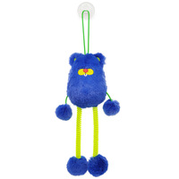Fourrure de lapin écologique en peluche mignon Force élastique chat Teaser bâton jouets interactif auto-divertissement jouets pour animaux de compagnie en gros