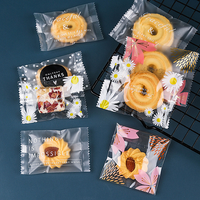 Conception personnalisée thermoscellage mooncake grains noix dessert pain biscuit biscuits OPP plastique petit sac d'emballage pour boulangerie