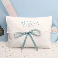 Enveloppe en sergé de coton blanc réutilisable de haute qualité sac à poussière pour portefeuille ceinture logo personnalisé imprimé pochette d'emballage de vêtements cadeau en coton
