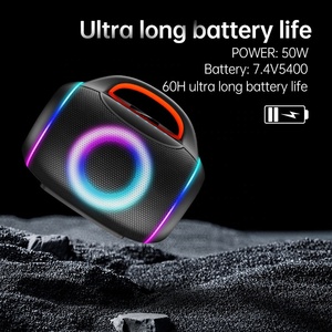 Système Home Cinéma avec Subwoofer et Enceintes Portables Sans Fil, Double Boîtier 5,25 Pouces, 7,4V 4500mAh, Idéal pour <span class=keywords><strong>la</strong></span> Maison, <span class=keywords><strong>la</strong></span> Famille, les Anniversaires et les Fêtes - Product Image 3