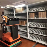 Système d'étagères mobiles intelligentes électriques en métal pour le stockage de documents en bibliothèque et en archives