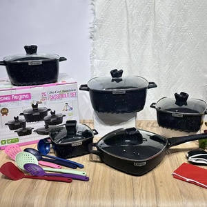 25 cái/bộ nhà bếp không dính <span class=keywords><strong>Cookware</strong></span> chậu và chảo Set đa-sử dụng nhôm Bộ - Product Image 6
