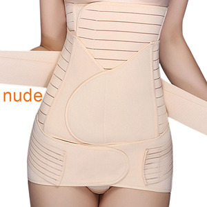 Maternidad 3 en 1 Adelgazamiento Vientre Posparto Shaperwear Fajas Body Shaper Prenatal Belly Wrap Band Entrenador de cintura Barriga Mujeres - Product Image 6