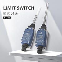 YIJIA YJME-8166 DPST 10A 440V Interrupteur de fin de course vertical momentané en métal, plastique technique et alliage d'argent IP65 à bornes à vis