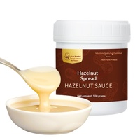 Pâte de noisettes pelées Zhejiang saveur originale 100g pot température ambiante ingrédient de pâtisserie garniture pour pain beurre de noisettes macaron