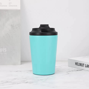 Custom Logo 12oz Double Wall Stainless Steel Insulated Tumbler Reusable Coffee Thermos <b>Cup</b> Thermal Travel Mug With Lid - Product Image 6