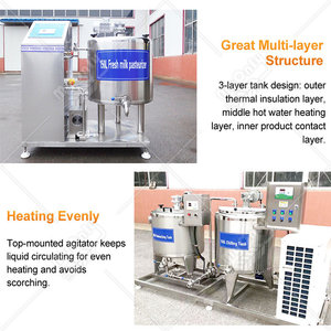 Pasteurisateur de petite échelle MY pour produits laitiers, 100 litres, machine de pasteurisation du <span class=keywords><strong>lait</strong></span> et de fabrication de yaourt, <span class=keywords><strong>prix</strong></span> - Product Image 4