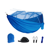 Hamac de camping moderne en tissu maillé, pliable, léger, durable, à ouverture rapide et automatique, anti-moustiques