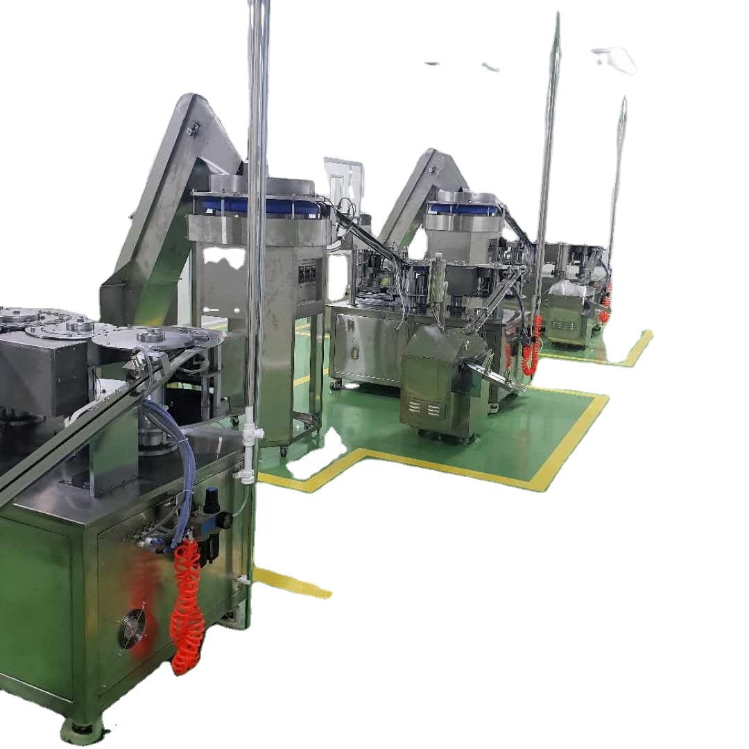 Полностью Автоматическая производственная линия одноразовых шприцов AD, машина для розлива и упаковки медицинских шприцов