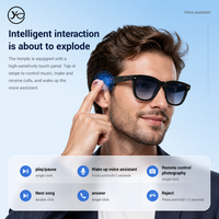 Lunettes Intelligentes IA avec Bluetooth, Interprétation Multilingue en Temps Réel (100+ Langues), Écran Couleur, Écoute Musicale, Faible MOQ, Personnalisables