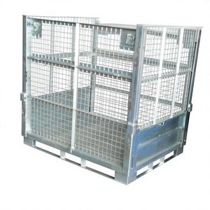 Estante de Almacenamiento de Jaula de Malla Metálica para Palés, Capacidad de Carga 1500 kg, Estantes de Almacén - Product Image 2