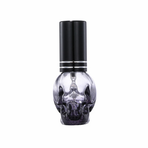 Spot B001-8ml Square Compact Color <strong>Skull</strong> Perfume Acid Etch <strong>Glass</strong> Pump Sprayer Reed Diffuser Portable Packaging Empty <strong>Bottle</strong> - Product Image 5