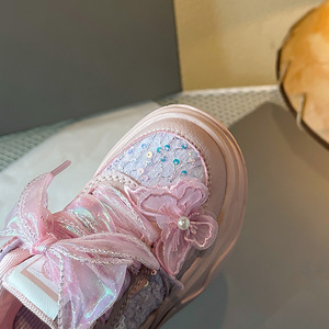 <span class=keywords><strong>Scarpe</strong></span> da corsa Casual basse da <span class=keywords><strong>bambina</strong></span> Slip-On in Mesh superiore stile coreano <span class=keywords><strong>scarpe</strong></span> invernali da <span class=keywords><strong>bambina</strong></span> - Product Image 4