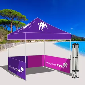 Carpa para eventos comerciales Impermeable Ez up Publicidad promocional instantánea Techo Tamaños disponibles 3x3 3x4,5 3x6 10x10ft 10x20ft