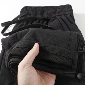 Pantaloni Sportivi Antivento Impermeabili da <span class=keywords><strong>Uomo</strong></span>, Gamba Dritta, Jogger Affusolati Regolabili, Vita Alta Elastica, Leggeri per Esterni - Product Image 6