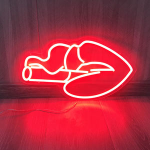 Enseigne néon LED personnalisée <span class=keywords><strong>Kaws</strong></span>, populaire, étanche, style anime, pour décoration murale et fête - Product Image 1