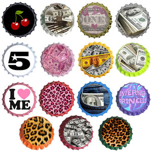 Gantungan Botol Logam Dapat Disesuaikan Pola Kustom untuk Aksesoris Dekoratif Gantungan Casing Ponsel Bekas untuk Kerajinan DIY - Product Image 6