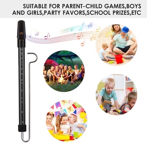 <span class=keywords><strong>Sifflet</strong></span> à glissière en métal Flûte coulissante avec tige coulissante en acier Instrument de musique Jouet pour enfants Flûte <span class=keywords><strong>Kazoo</strong></span> - Product Image 5