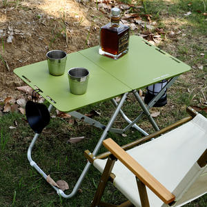 OEM portátil mini plegable al aire libre <span class=keywords><strong>playa</strong></span> Igt <span class=keywords><strong>maleta</strong></span> <span class=keywords><strong>mesa</strong></span> plegable de aluminio <span class=keywords><strong>mesa</strong></span> de picnic para acampar - Product Image 2