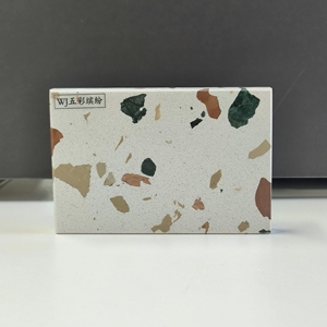 Bán buôn tùy chỉnh hiện đại chống mặc tường sàn bê tông gạch đá nhân tạo terrazzo lớn đá slab cho bảng Top - Product Image 3