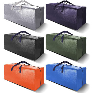 Sacs de rangement géants <span class=keywords><strong>XXL</strong></span>, empilables, grande capacité, surdimensionnés, 100l, extra grands, sacs de déménagement avec sangles de <span class=keywords><strong>sac</strong></span> <span class=keywords><strong>à</strong></span> dos - Product Image 6