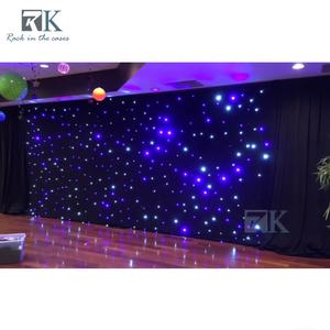 ฉากหลังงานเลี้ยงพร้อมไฟอัจฉริยะสำหรับงานแต่งงาน ผ้าม่านไฟ LED - Product Image 5