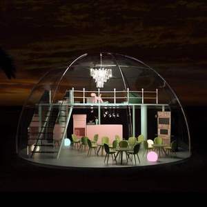 Estilo de lujo cúpula transparente casa <span class=keywords><strong>para</strong></span> Glamping Carpa/terraza/Hotel/estrella de la noche. - Product Image 1